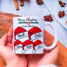 Weihnachtstasse, personalisierte Tasse, Weihnachtswichtel Tasse, Geschenkidee Weihnachten, Familiengeschenk, Kollegen, Geburtstage