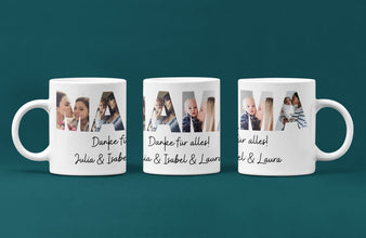 Tasse mit deinen Bildern, Tasse für MAMA, Papa, MUTTERTAG, VATERTAG, Geburtstagsgeschenk, Geschenk für alle Anlässe