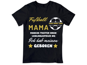 Fußball Mama T-Shirt, Fußball Team Geschenke, T-Shirt mit Spielernamen, passende Fußball T-Shirts, personalisiertes T-Shirt, Fußballidee