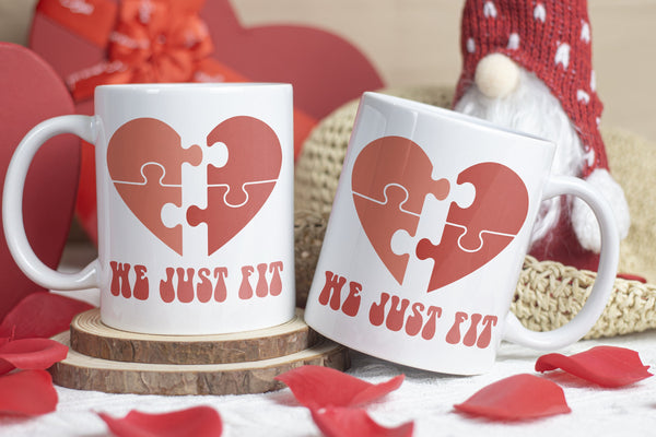 Valentinstag Geschenk für Paare - Personalisierte Keramiktasse - Einzigartiges Geschenk für Partner  - Kaffee Tasse