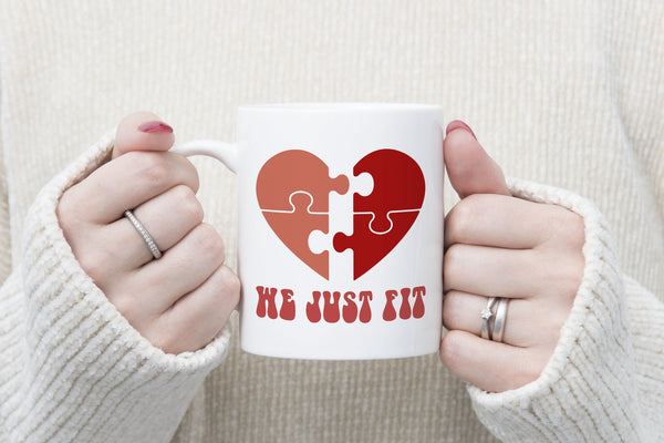 Valentinstag Geschenk für Paare - Personalisierte Keramiktasse - Einzigartiges Geschenk für Partner  - Kaffee Tasse