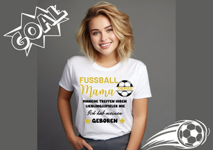 Fußball Mama T-Shirt, Fußball Team Geschenke, T-Shirt mit Spielernamen, passende Fußball T-Shirts, personalisiertes T-Shirt, Fußballidee