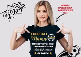Fußball Mama T-Shirt, Fußball Team Geschenke, T-Shirt mit Spielernamen, passende Fußball T-Shirts, personalisiertes T-Shirt, Fußballidee