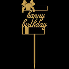 Kuchentopper Geburtstagsdeko Cake Topper Happy Birthday Schild Name  Kuchenstecker Geburtstag Kind