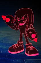 Personalisierte Sonic , Knuckles Nachtlampe LED I Personalisierte Tischlampe I Personalisierte Geschenk I Kinder Nachtlampe