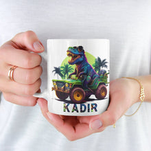 Süße Dinosaurier Kindertasse,  Tasse Kinder, Tasse Kinder personalisiert, Kindertasse mit Namen, Tasse,