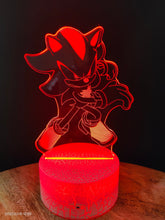 Personalisierte Sonic , Knuckles Nachtlampe LED I Personalisierte Tischlampe I Personalisierte Geschenk I Kinder Nachtlampe