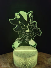 Personalisierte Sonic , Knuckles Nachtlampe LED I Personalisierte Tischlampe I Personalisierte Geschenk I Kinder Nachtlampe