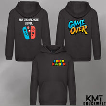 Mariotshirt, Super Mrio Premium Hoodie ,Geschenk für MARIOFANS, mit deinem NAMEN, Geburtstag, , SuperAmelie,Kindertshirt, GAMEOVER