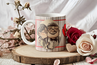LOVE Tasse – Romantisches Geschenk – Perfekt für Valentinstag & Jahrestag – Liebevolle Keramiktasse mit Herz-Design