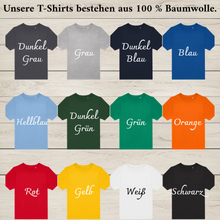 Kinder T-Shirt mit Labubu Superheld Comic Motiv. Vier Labubu Figuren im Comic-Stil als Superhelden verkleidet. 100% Baumwolle, in verschiedenen Farben erhältlich. Perfektes Geschenk für Jungen und Mädchen, ideal für Geburtstag, Freizeit, Schule oder Einschulung.