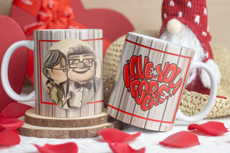 LOVE Tasse – Romantisches Geschenk – Perfekt für Valentinstag & Jahrestag – Liebevolle Keramiktasse mit Herz-Design