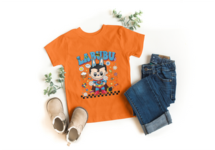Kinder T-Shirt Labubu Superheld Comic – Lustiges Labubu Heldenmotiv, Baumwolle, Geschenk für Jungen & Mädchen