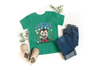 Kinder T-Shirt Labubu Superheld Comic – Lustiges Labubu Heldenmotiv, Baumwolle, Geschenk für Jungen & Mädchen