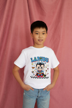 Kinder T-Shirt Labubu Superheld Comic – Lustiges Labubu Heldenmotiv, Baumwolle, Geschenk für Jungen & Mädchen